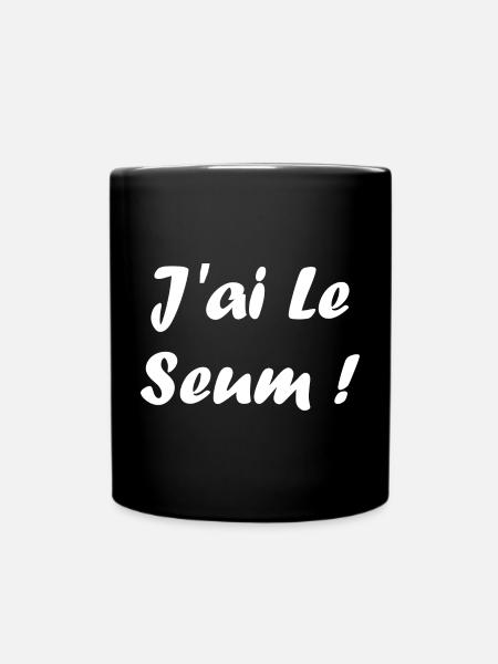 J'ai le seum - Mug uni - noir