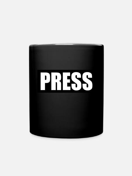 Press - Mug uni - noir