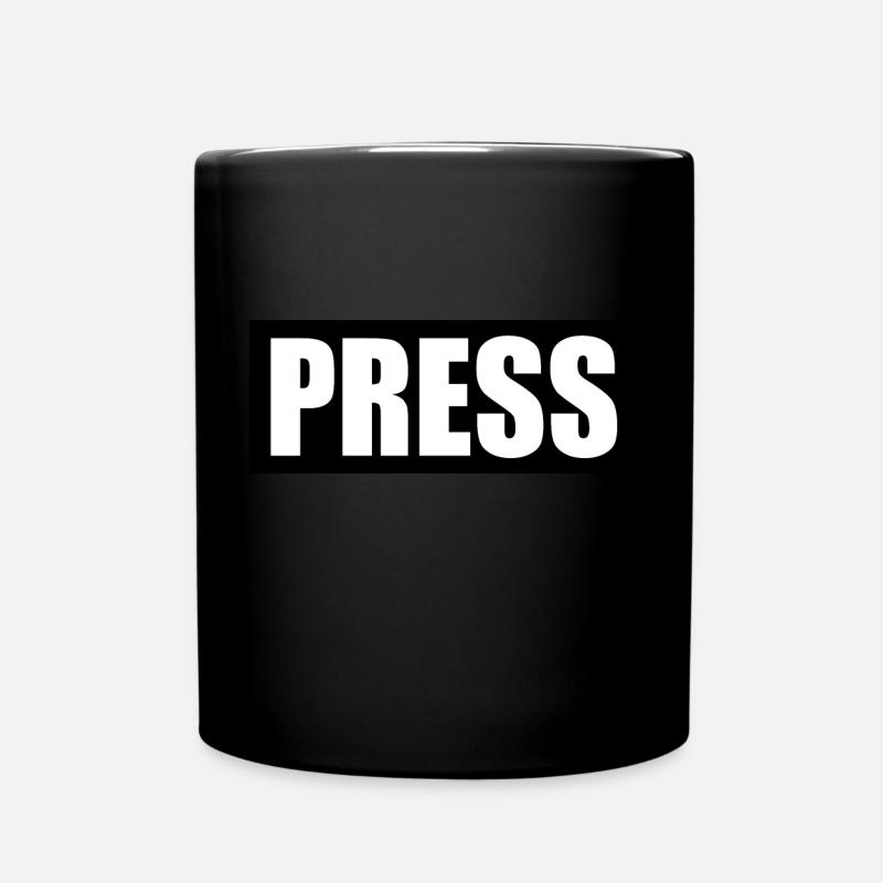 Press - Mug uni - noir