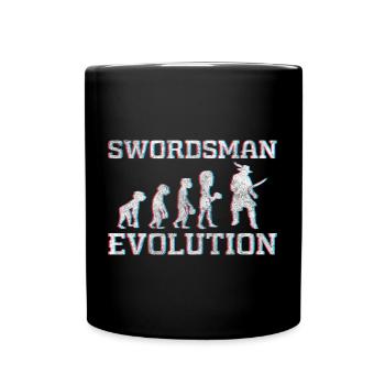 Sword Axe Japan Win - Full Colour Mug - black - Front