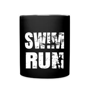 SwimRun Natation Jogging Sports d’Endurance Idée - Mug uni - noir - Devant
