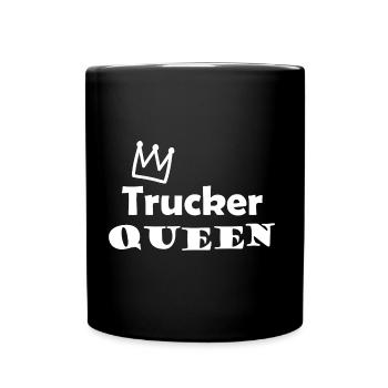 La reine des camions - Mug uni - noir - Devant