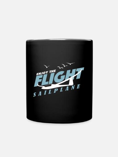 ENJOY THE FLIGHT - Mug uni - noir