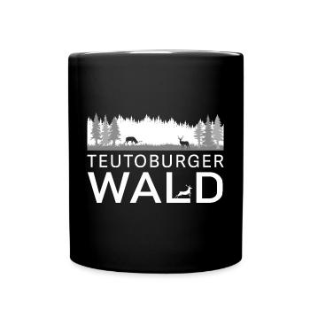 Teutoburger Wald - Tasse einfarbig - Schwarz - Vorne