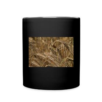 Golden Wheat Field - Full Colour Mug - black - Front
