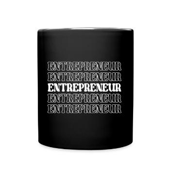 Entrepreneur Business Owner Innovator Business - Full Colour Mug - black - Front