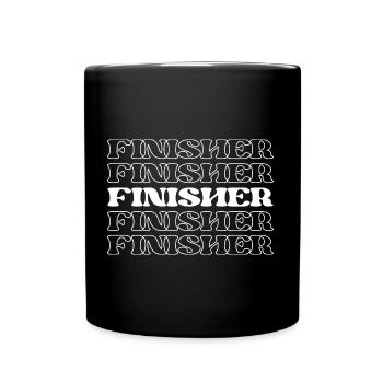 Fertiger Handwerker Bauarbeiter Fertiger - Tasse einfarbig - Schwarz - Vorne