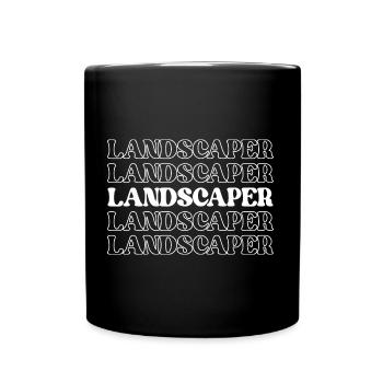 Jardinier Horticulteur Paysagiste Cultivateur Planteur - Mug uni - noir - Devant