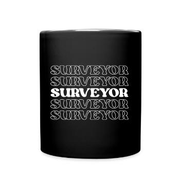 Arpenteur-géomètre Arpenteur-géomètre Expert géospatial - Mug uni - noir - Devant