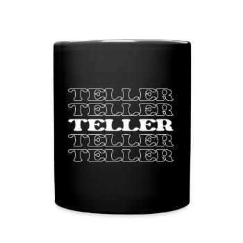 Kassierer Bankangestellter Kassierer Banker Geldsachbearbeiter - Tasse einfarbig - Schwarz - Vorne