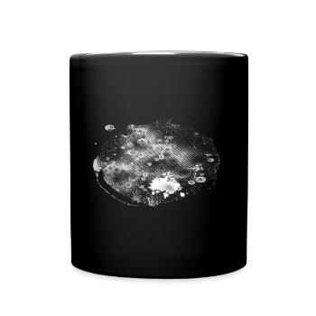 Hintergrund WHITE stormy | raster Background - Tasse einfarbig - Schwarz - Vorne