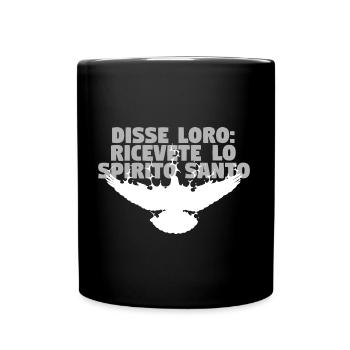 Receive Comforter - Italienisch - Tasse einfarbig - Schwarz - Vorne
