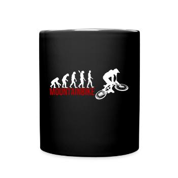 Evolution Mountainbike - Tasse einfarbig - Schwarz - Vorne