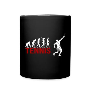 Evolution Tennis - Tasse einfarbig - Schwarz - Vorne