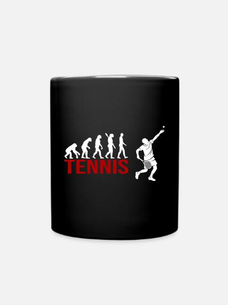 Evolution Tennis - Tasse einfarbig - Schwarz