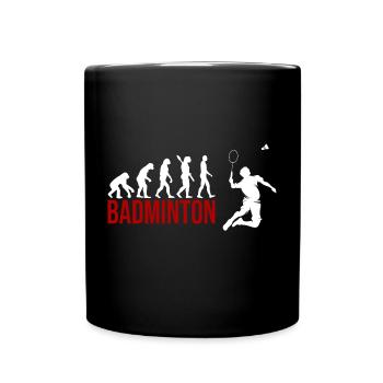 Evolution Badminton - Tasse einfarbig - Schwarz - Vorne
