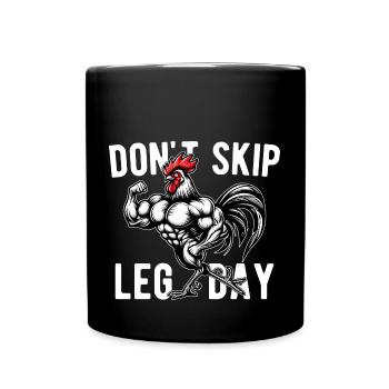 Ne Pas Skip Leg Day Palestra GYM Spiritosa Drôle - Mug uni - noir - Devant