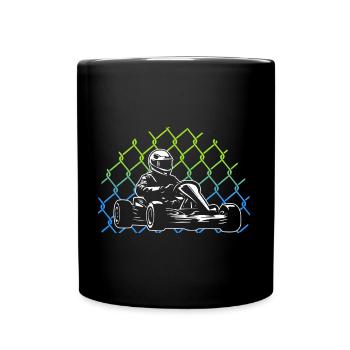 Kart Racing Kart Karts Hommes Garçons Go-Kart - Mug uni - noir - Devant