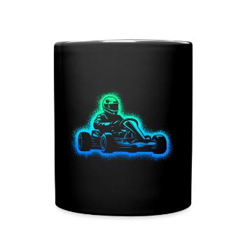 Kart Racing Karts Motorsport Garçons Go-Kart Enfant - Mug uni - noir - Devant
