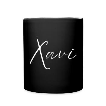 T-shirt Xavi Nom cadeau pour hommes - Mug uni - noir - Devant