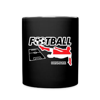 Football Fever Danemark - Mug uni - noir - Devant