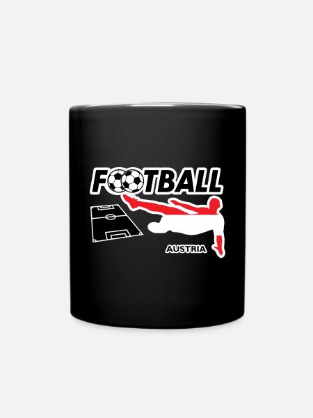 Fièvre du football Autriche - Mug uni - noir