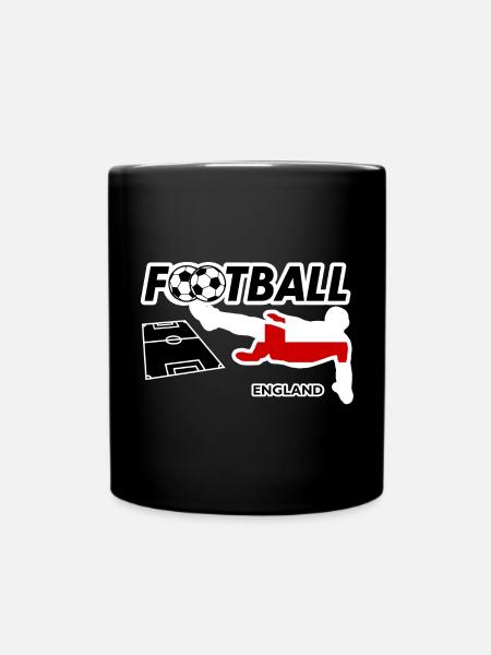La fièvre du football en Angleterre - Mug uni - noir