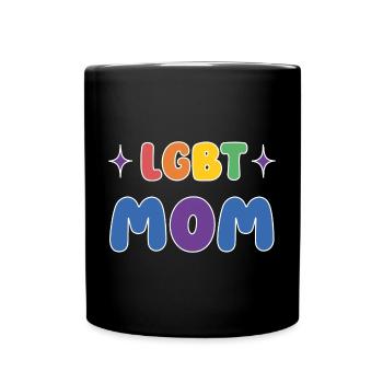LGBTQ-Pride-Monat - LGBT-Mutter - Tasse einfarbig - Schwarz - Vorne