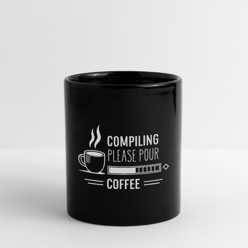 Programmers generate code from coffee Full Colour Mug