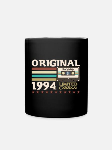 Cassette 30ème anniversaire juillet 1994 Millésime 1994 - Mug uni - noir