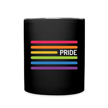 Mois de la fierté LGBT - Fierté ! - Mug uni - noir - Devant