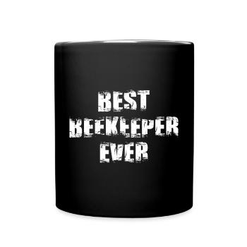 Lustige Imker - Tasse einfarbig - Schwarz - Vorne