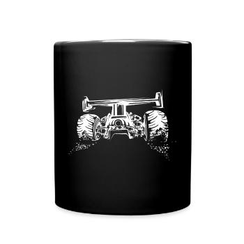 Formule Racing Tuning Voiture Symbole Logo Voiture de course - Mug uni - noir - Devant