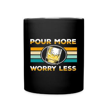 celebrate drink schnapps - Full Colour Mug - black - Front