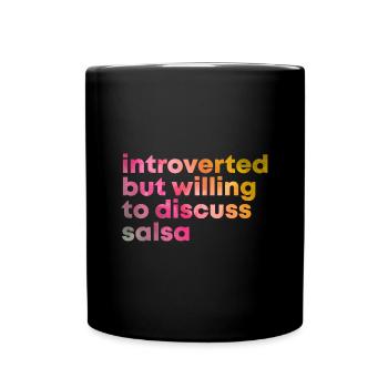 Salsa - Tasse einfarbig - Schwarz - Vorne