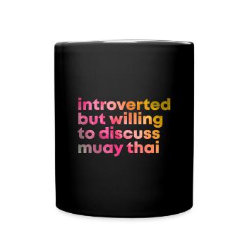 Muay Thai - Full Colour Mug - black - Front