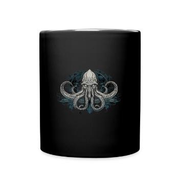 Cthulhu Lord and Savior Monster Horror T-Shirt - Tasse einfarbig - Schwarz - Vorne