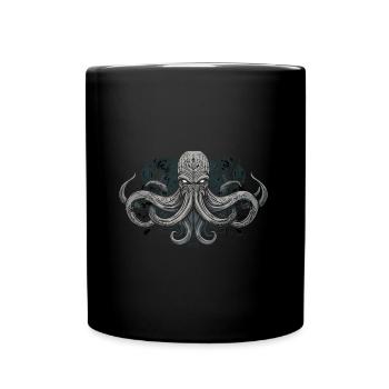 Cthulhu Lord and Savior Monster Horror T-Shirt - Tasse einfarbig - Schwarz - Vorne