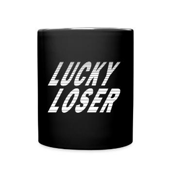 Tennis Lucky Loser Shirt Tasse Hoodie - Tasse einfarbig - Schwarz - Vorne
