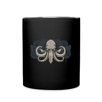 Cthulhu Lord and Savior Monster Horror T-Shirt - Tasse einfarbig - Schwarz - Vorne