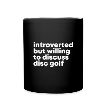 Disc Golf - Full Colour Mug - black - Front
