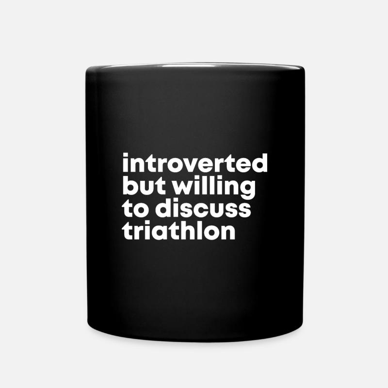 triathlon - Mug uni - noir