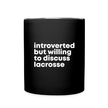 Lacrosse - Full Colour Mug - black - Front
