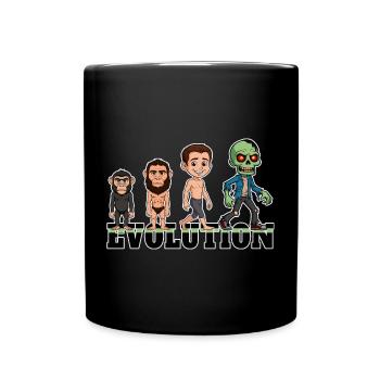 Évolution Zombie - Mug uni - noir - Devant