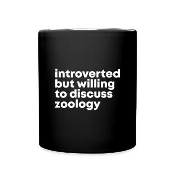 Zoologie Zoologie Zoologie - Mug uni - noir - Devant