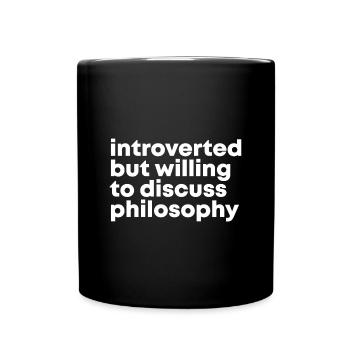 Philosophy - Full Colour Mug - black - Front