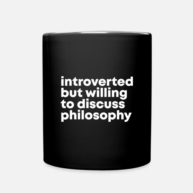 philosophie - Mug uni - noir
