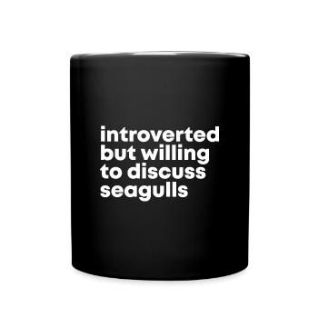 Seagull - Full Colour Mug - black - Front