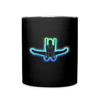 Gymnasts Gymnastics Ring Gymnastics Men Gymnastics Boys - Full Colour Mug - black - Front