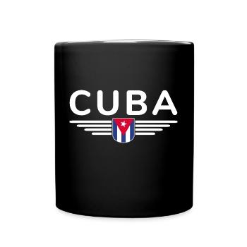 Stylish Cuba design for fans - Full Colour Mug - black - Front